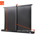 Pull up desktop table top protable projector screens